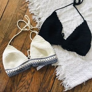 2 for 1 bundle of crochet bralettes 🌾